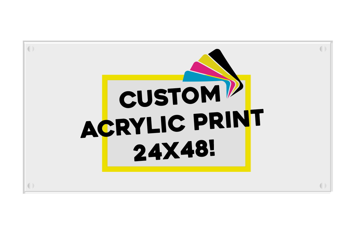 Custom Acrylic Print 24 x 48 Inches