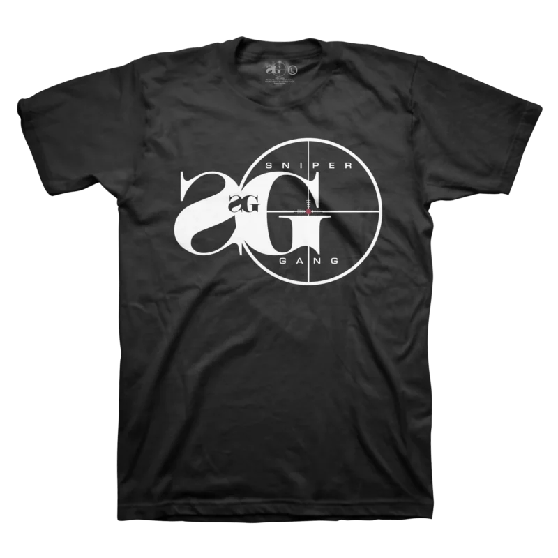 Sniper Gang Logo (BLACK) – Shirtsy – On Demand Tee Printing